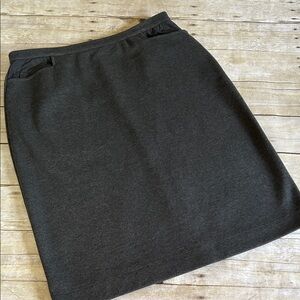 Talbots Charcoal Pencil Skirt